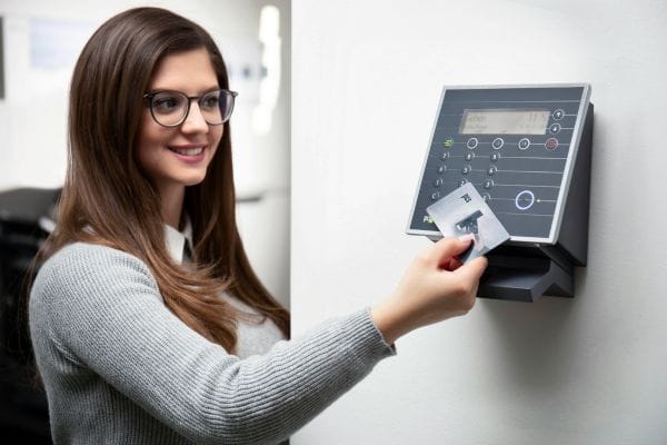 Access Card Systems rogrammers cooperating brainstorming at information technology company
