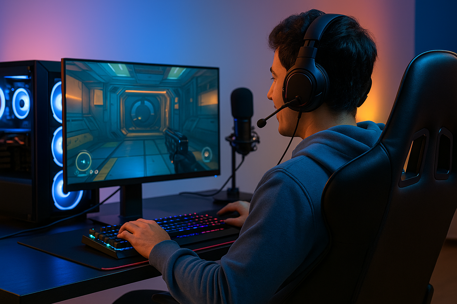 gaming set up gaming set up