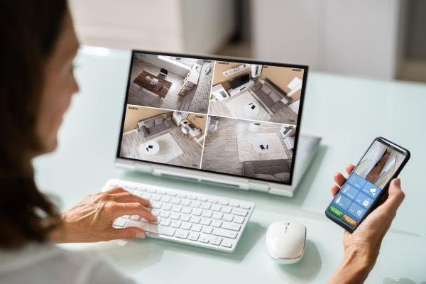 security camera Server Manager in Data Center